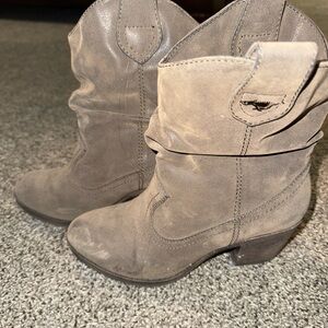 Rocket Dog Taupe Heeled Boots